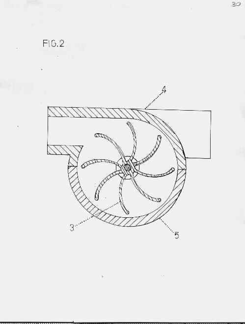 Imploturbocompressor front cut